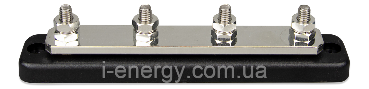 Шинопровід Busbar 250A 4 з'єднання + кришка VBB125040010 Victron Energy