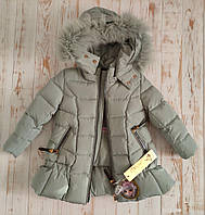 Детское зимнее куртка пальто для девочки на 3 года