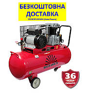 GK100.j652-10a +БЕЗКОШТОВНА ДОСТАВКА! Компресор VITALS (100 л; 10 бар), ремінний 290л/хв; 10бар 126380