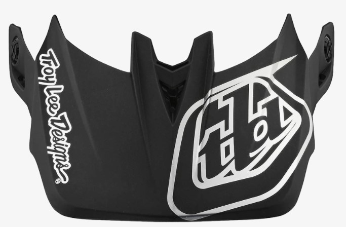 Козырек TLD D4 VISOR STEALTH BLACK / SILVER