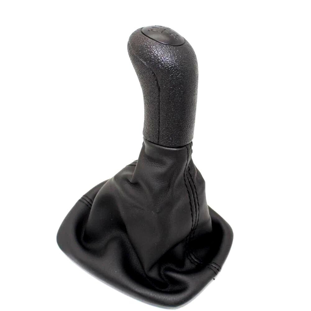 Ручка кпп з чохлом лаштунки 5 ступенів Skoda Octavia Tour чорна, фото 1