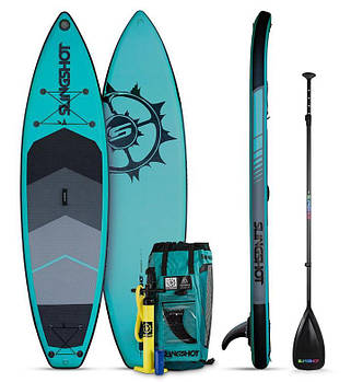 Сапборд Slingshot Crossbreed Airtech 11'0 Aqua, 2021 — дошка для САП серфінгу, sup board