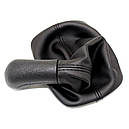 Ручка кпп з чохлом лаштунки 5 ступенів Skoda Octavia Tour чорна, фото 3