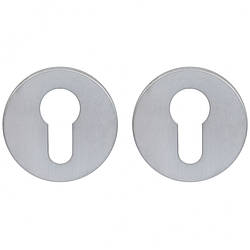 Дверна накладка під циліндр Comit матовий хром