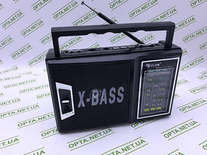 Радіоприймач Golone RX-166LED з ліхтарем