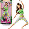 Barbie Made To Move Барбі Йога Лялька Барбі безмежні рухи. Гімнастка шатенка, фото 2