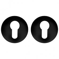 Дверна накладка під циліндр Comit чорний