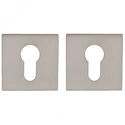 Дверна накладка під циліндр Comit матовий нікель