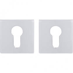 Дверна накладка під циліндр Comit хром