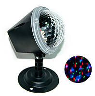 Дискошар - светомузыка для дома LASER Light SE 371-01, светодиодная диско лампа | світломузика для дому (NS)