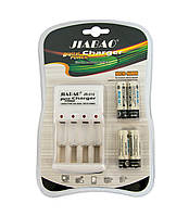 Зарядное устройство аккумуляторных батарей JIABAO JB-212 + аккумуляторы 4 шт. (AA) (NS)