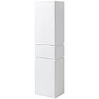 Пенал ЮВВІС у ванну кімнату білий 40 см підвісний ЛІОН правий, фото 2