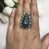 Апатит кільце крапля з натуральним апатитом 16,5 розмір Індія!, фото 3