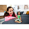 Barbie Made To Move Барбі Йога Лялька Барбі безмежні рухи. Гімнастка шатенка, фото 6