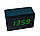 Розпродаж! Настольные лед часы ET 009 черного цвета, светодиодные часы с термометром, фото 2