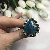 Апатит кільце крапля з натуральним апатитом 16,5 розмір Індія!, фото 7