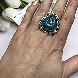 Апатит кільце крапля з натуральним апатитом 16,5 розмір Індія!, фото 3