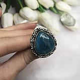 Апатит кільце крапля з натуральним апатитом 16,5 розмір Індія!, фото 4