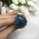 Апатит кільце крапля з натуральним апатитом 16,5 розмір Індія!, фото 6