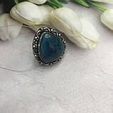 Апатит кільце крапля з натуральним апатитом 16,5 розмір Індія!, фото 5
