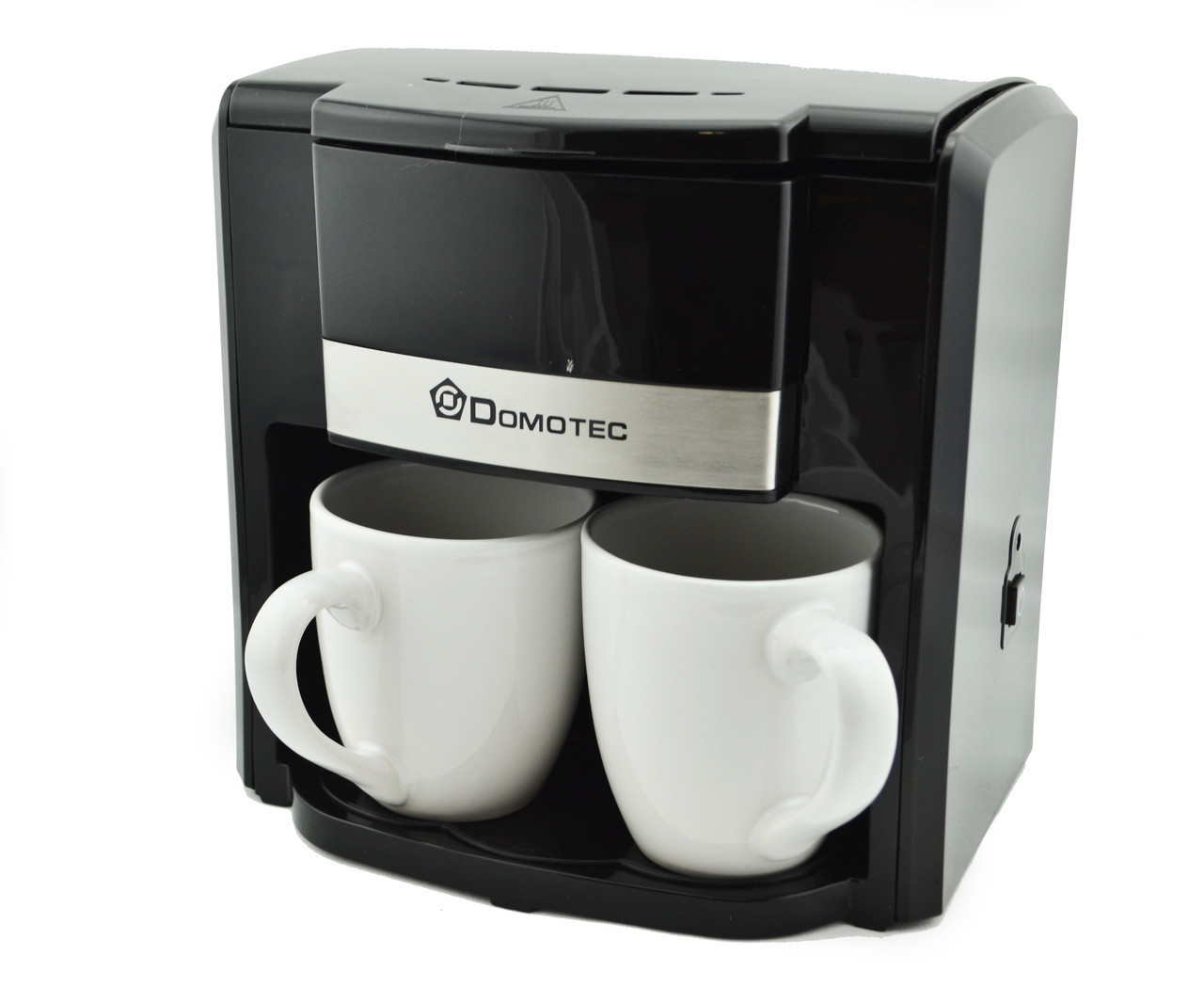 Кавоварка + 2 чашки Domotec MS 0708 500W, гейзерна кавоварка, кавомашина, турка, крапельна кавоварка
