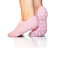Спа гелевые носочки для педикюра c маслом жожоба Spa Gel Socks увлажняющие носки для ног, Розовые (NS)