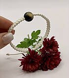 Браслет із натурального бурштину куля, браслет із бурштину, фото 4