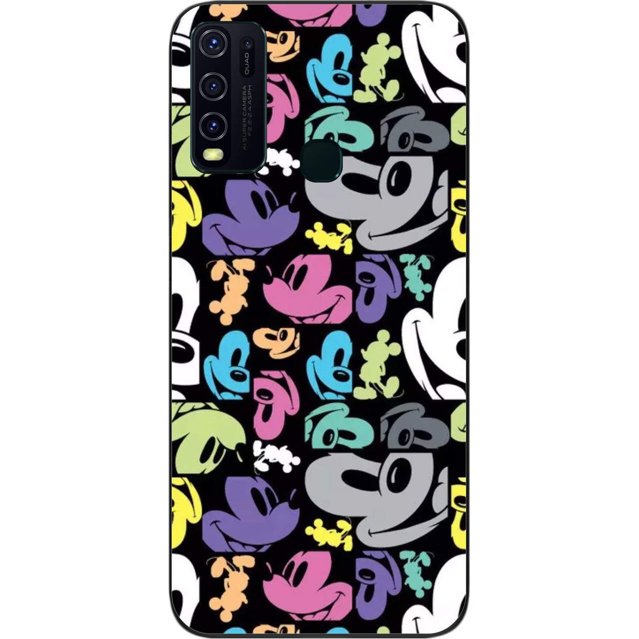 Силіконовий чохол для Vivo Y30 з картинкою Міккі Маус