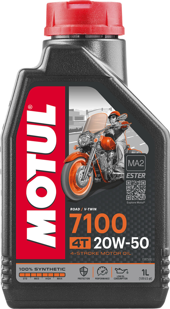 Масло мотоциклетне синтетика Motul 7100 4T 20W50, 1л