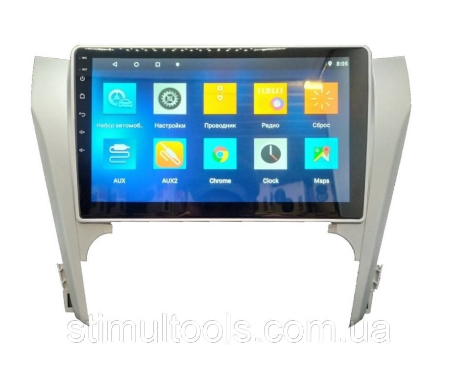 Штатна магнітола (2012-2014) TOYOTA CAMRY 50 Android 10.1-2+16GB, фото 1