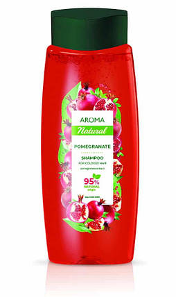 Шампунь для фарбованого волосся Aroma Natural Гранат 400 мл, фото 2