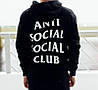 Толстовка A. S. S. C. | Antisocial social club Mind Games Толстовка чорна | БИРКА | Худі АССК "" В стилі Anti, фото 3