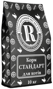Сухой корм РОЙЧЕР СТАНДАРТ с курицей  для котов 10 кг