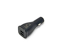 Зарядное в прикуриватель 2 USB Fast charge AR61 15W, USB зарядка в авто для телефона (GK)