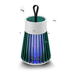 Лампа від комарів mosquito killer lamp BG-002 Зелена, електрична пастка для комарів (лампа от комаров)