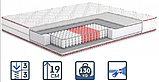 Ортопедичний матрац Кармін 140х190 см пружинний Pocket-Spring двосторонній Зима/Літо Єврокаркас, фото 2