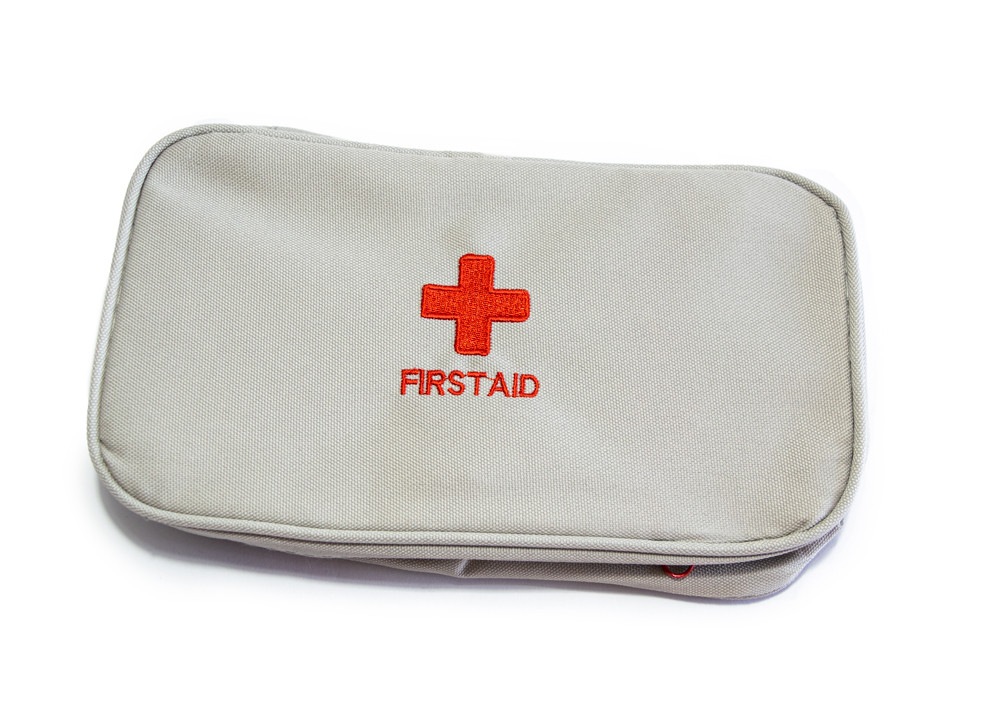 Домашняя аптечка-органайзер для хранения лекарств и таблеток First Aid Pouch Large Серый (TS) - фото 1 - id-p1498946839