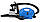 Фарборозпилювач Paint Zoom Синій, електричний пульверизатор для фарби "краскопульт" | краскораспылитель, фото 4