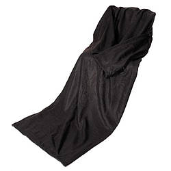 М'який плед з рукавами Snuggie Чорний 180x140 см, ковдру плед Снаггі | теплый плед с рукавами