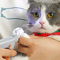 Когтерезка для собак котов и кошек с подсветкой Pet Comfy, ножницы для стрижки когтей кота (FV)