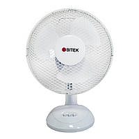 Настольный вентилятор Bitek 9" Table Fan маленький бытовой вентилятор для дома (вінтілятор) (GK)