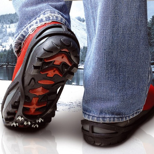 Ледоступы на обувь Magic Spiker Черные, противоскользящие накладки на обувь | льодоході на взуття (ZK) - фото 5 - id-p1498943074
