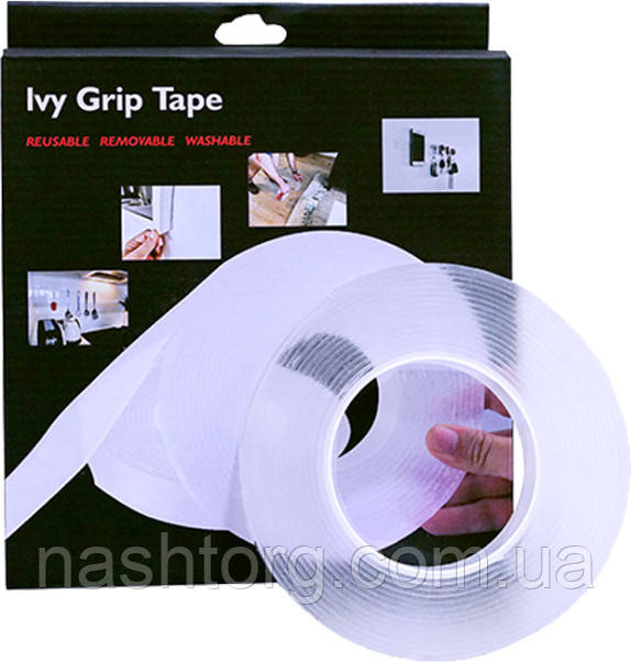 Многоразовая клейкая лента ivy grip tape 1 метр с доставкой по Украине и Киеву (NT) - фото 1 - id-p1498938256