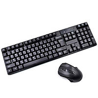 Комплект бездротова клавіатура з мишкою "UKC" TJ 808, безпровідна клавіатура і мишка (беспроводная клавиатура)