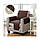 Накидка на крісло (155х46 см), Couch Coat - Коричнева, двостороннє стьобане покривало, фото 5