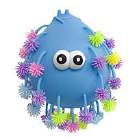 Игрушка для успокоения нервов антистрес "Красавчик" с подсветкой, Голубой, игрушка антистресс тянучка (TO)