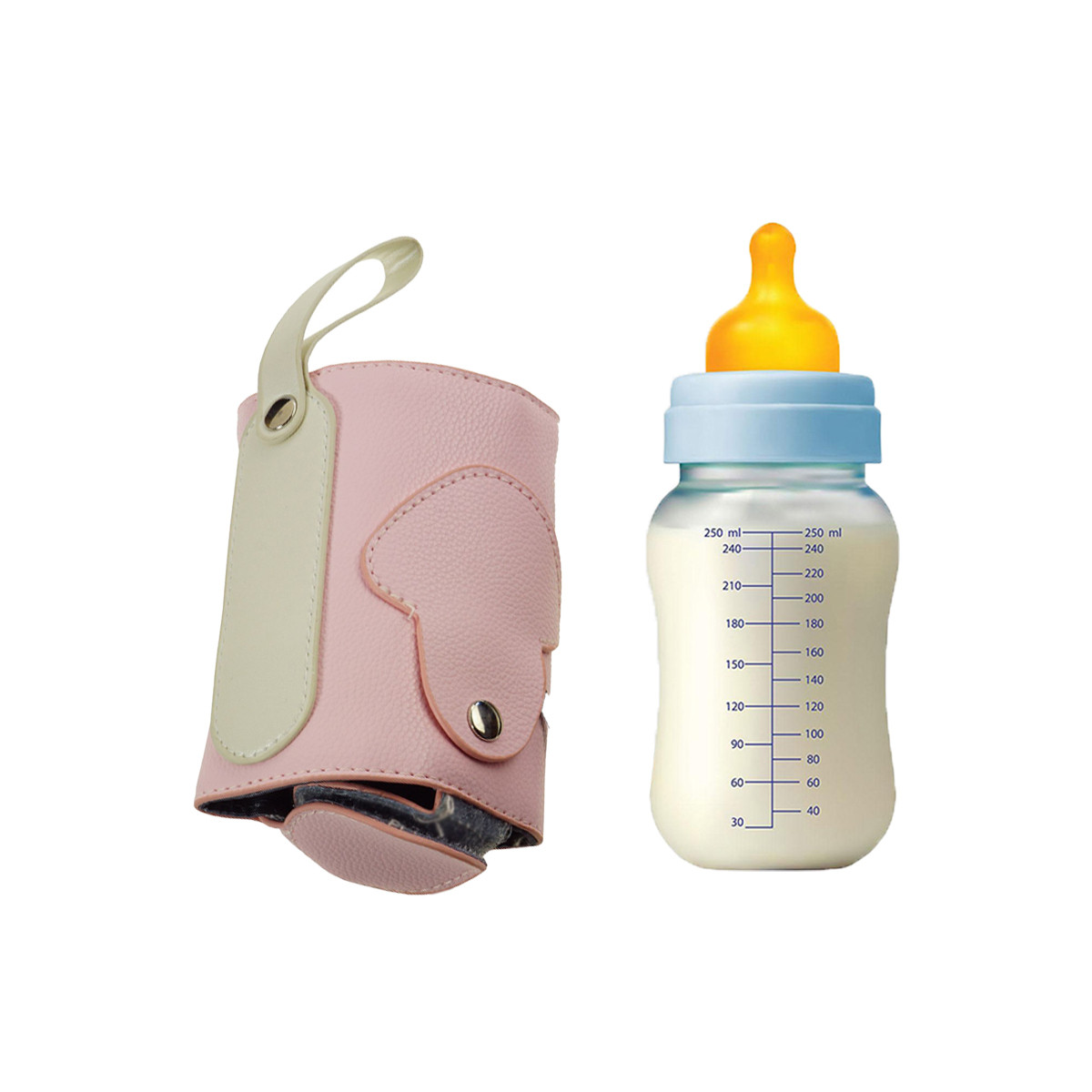 Подогреватель детских бутылочек USB (Розовый) прибор для подогрева детских бутылочек (розігрівач) (GK) - фото 1 - id-p1498935581