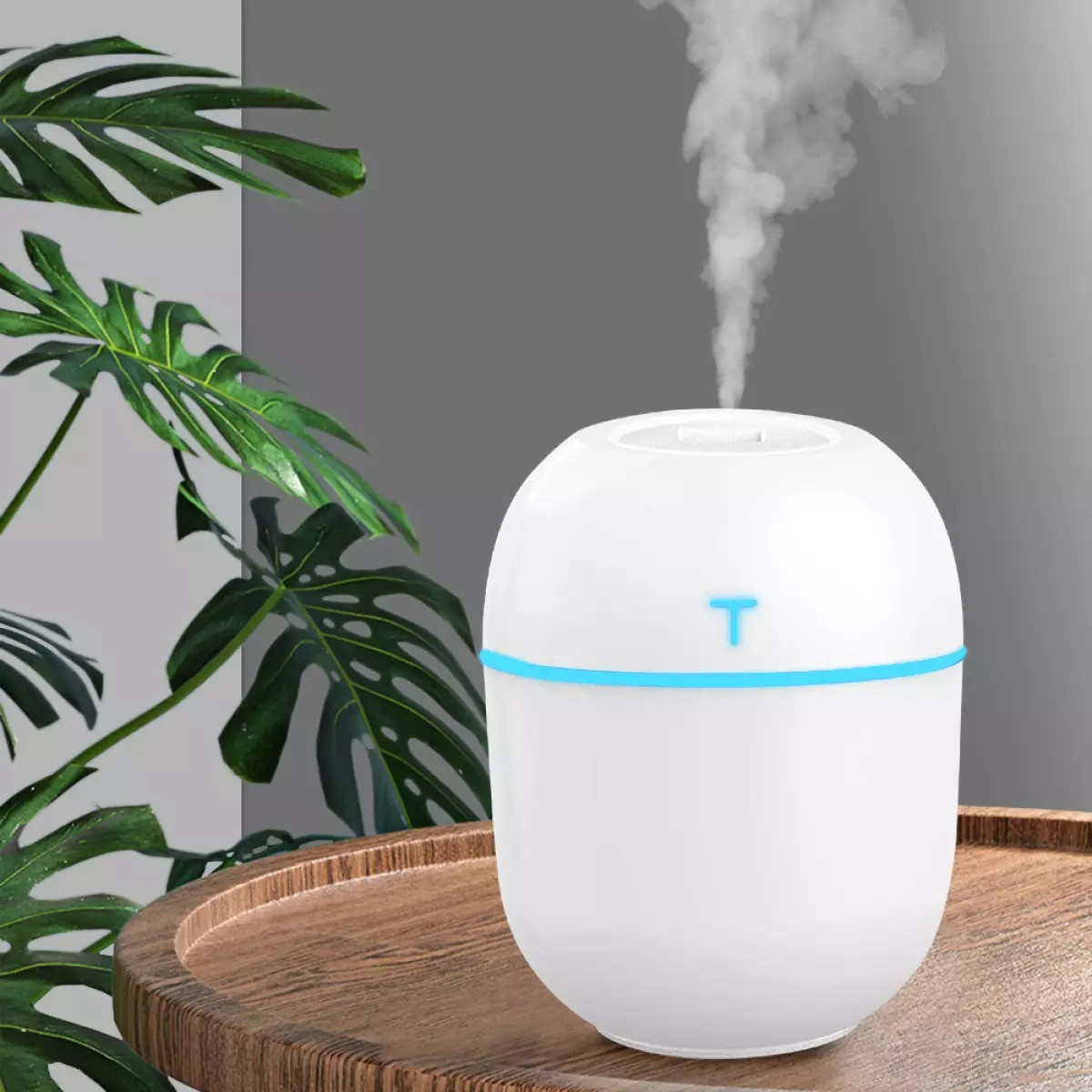 Портативный ультразвуковой увлажнитель воздуха (Humidifier, белый) детский маленький увлажнитель для дома (GK) - фото 2 - id-p1498935605