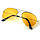 Жовті окуляри для водіїв, Авіатори Night View Glasses, окуляри для нічного водіння | очки для водителей, фото 6