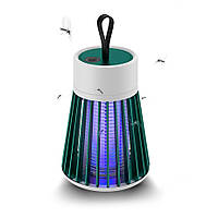 Лампа от комаров mosquito killer lamp BG-002 Зеленая, электро ловушка для насекомых (лампа від комарів) (TO)
